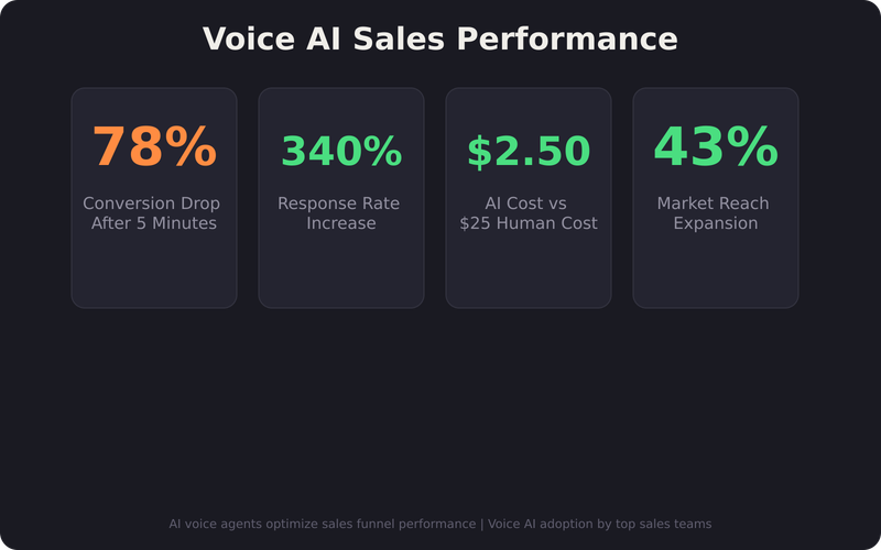 outbound voice sales optimization — Voice AI Sales Performance Statistics