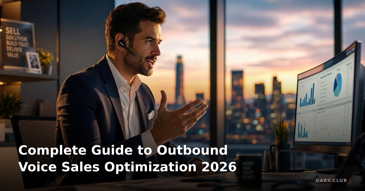 Outbound Voice Sales Optimization Guide 2026 | AI Voice Agents | Gary Club