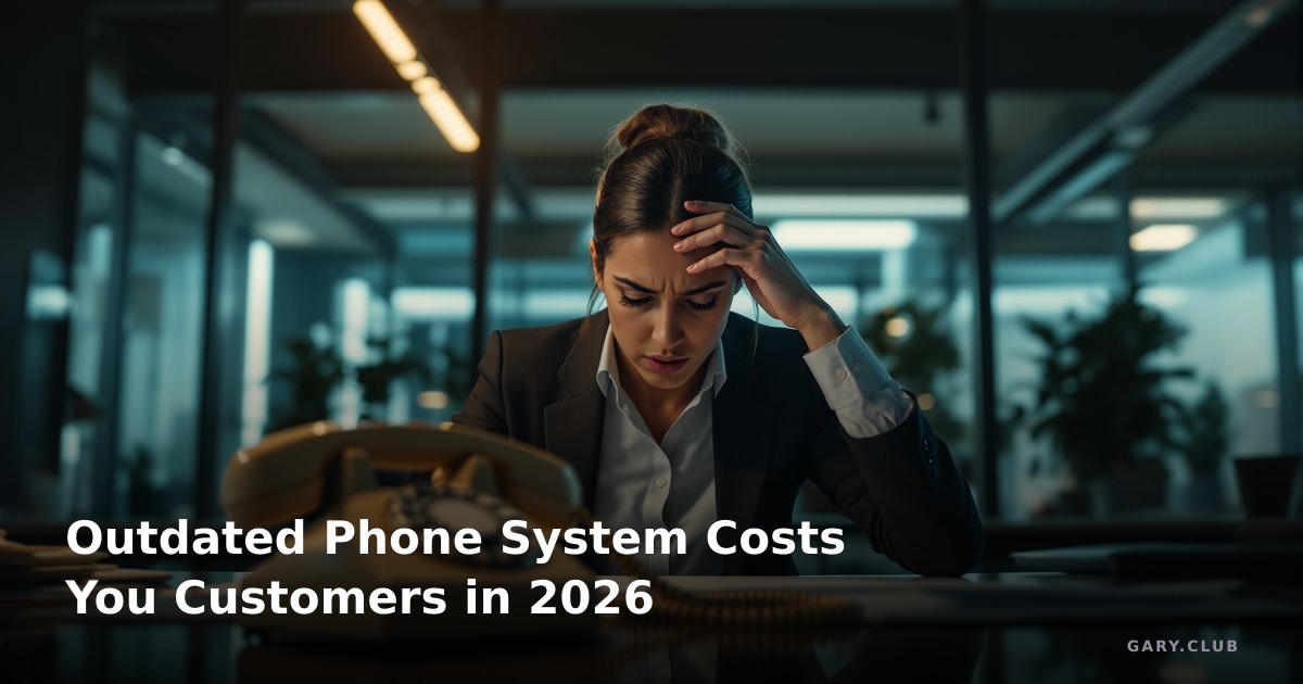 Outdated Phone System Costs You Customers in 2026 | Gary Club